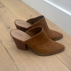 Abound Cognac Faux Leather Mules